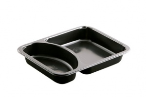 CPET Food Tray 2237-2A is an oven safe, microwavable To Go meal Container perfect for meal prep packaging. If you are looking for where to buy food packaging supplies, CiMa-Pak is the place to go!<br />
